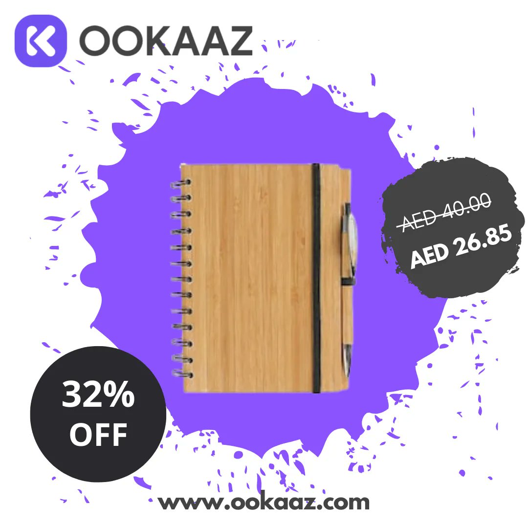 get 32% off on SPIRAL BAMBOO NOTEPAD WITH BALL PEN  on ookaaz.com 
SPIRAL BAMBOO NOTEPAD WITH BALL PEN, BROWN &amp; BLACK buff.ly/3vQ0638 
.
.
.
#uaeschool  #uaeschools  #uaeschoolscup  #dubaischool  #dubaischools #uaelife #dxblife #dubaigirls #dubaigirl
