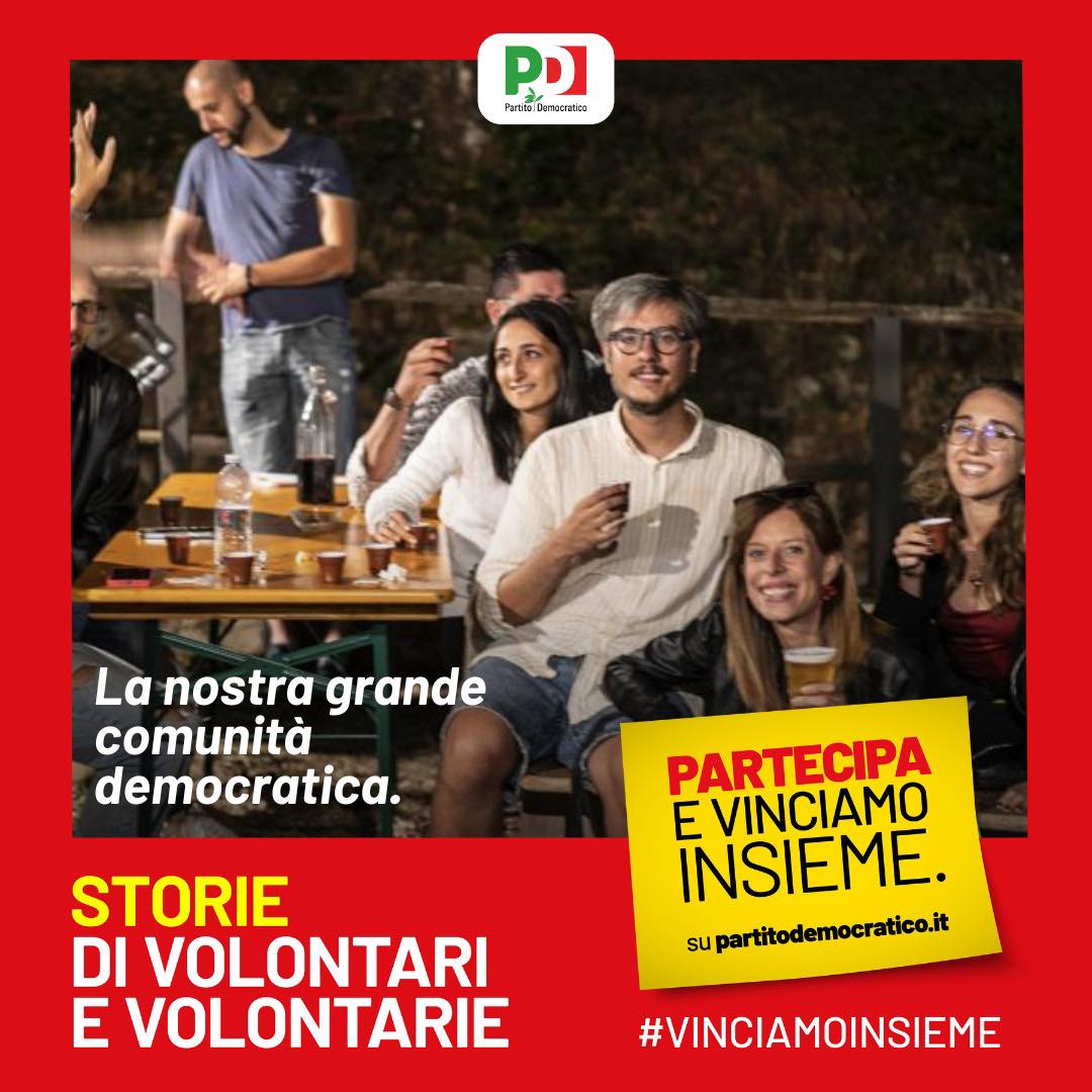 PdBasilicata's tweet photo. Il motore della nostra comunità e delle #elezioni2022 sono i #volontariPD. Giovani, donne, uomini che in giro per l’Italia e durante le Feste democratiche, fanno sentire la nostra voce.
Siamo già in viaggio, cosa aspetti a unirti a noi? https://t.co/NJmqEMM7LA https://t.co/2Wz3xO4F6x