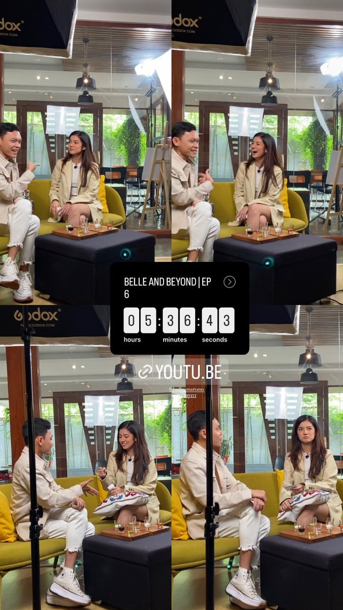 Watch out for #BelleAndBeyond EP 6 tonight at 8PM!

IG | @.ayaombania
🖇️: instagram.com/stories/ayaomb…

NOTIFICATIONS ON!
🖇️: youtu.be/4VKD3R8DKQo

#BelleMariano | <a href="/bellemariano02/">Belle Mariano</a>