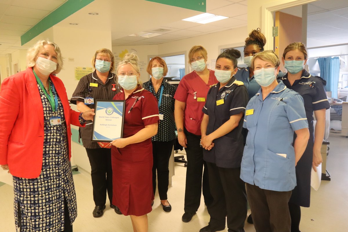 Congratulations to Healthcare Assistant, Ashleigh Nicholson, who was voted as our latest World Class Colleague award winner after being nominated by a couple who experienced her 'respect, compassion and empathy' first-hand.

Nominate our next winner here: cutt.ly/THAmNc2