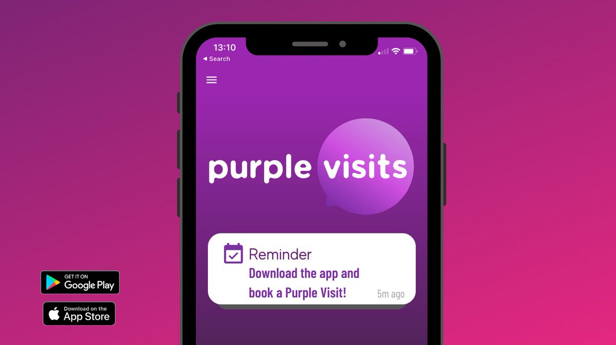 You can request a Purple Visit via the #purplevisits app if this is enabled by the establishment. If you are unable to do this, then you can request a slot via your contact! #appstore #GooglePlay