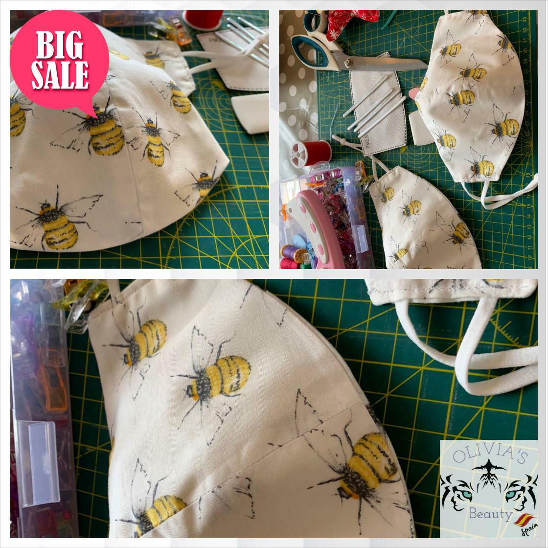 BeautyOlivias's tweet photo. Face masks - bee collection - triple layer with filter pocket and removable nose clip (ivory) #TripleLayer #FilterPocket
€7.0
➤ https://t.co/whiEEWos1g https://t.co/kX73Dfhm70