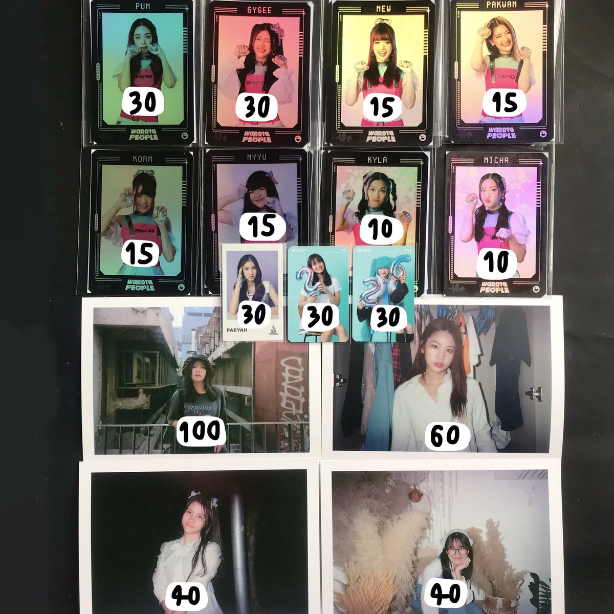 Pheerawit12's tweet photo. ปล่อยHologram สคส. BNK CGM
ราคาตามภาพ

ขอดูภาพเพิ่มเติมได้
ค่าจัดส่งไปรษณี ลทบ.20 Ems.40
#ตลาดนัดBNK48 #ตลาดนัดcgm48 #BNK48Market #cgm48market https://t.co/6zlYHJphFp