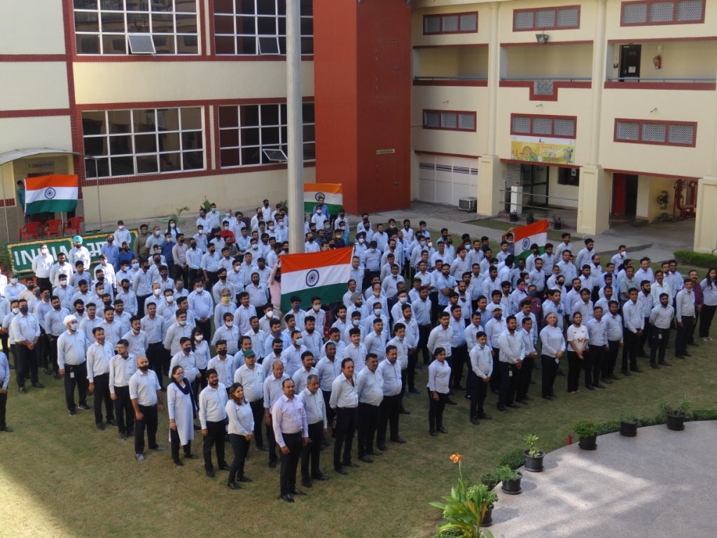 PamelaTikku's tweet photo. Har Ghar Tiranga at ICAT
⁦@AspireIcat⁩ , ⁦@icat_in⁩ , ⁦@MHI_GoI⁩ ,⁦@PMOIndia⁩ https://t.co/wofH85EW1z