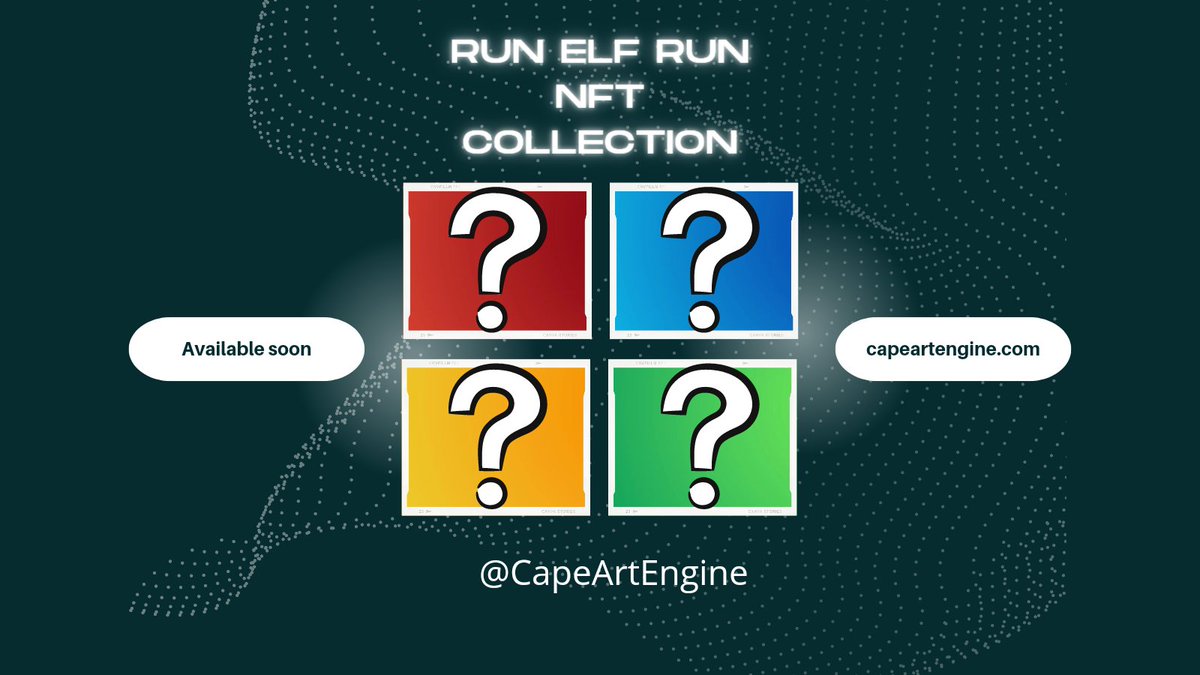 CapeArtEngine's tweet photo. We have made a huge progress going towards our #NFT collection which will be integrated into #RunElfRun #game ๐งโโ๏ธ๐งโโ๏ธ Happening sooner than you think! Maybe together with update 3.0?
#nft #nftart #art #nfts #crypto #nftartist #digitalart #nftcommunity #nftcollector #cryptoart #P2E https://t.co/OxaaSDdy3J
