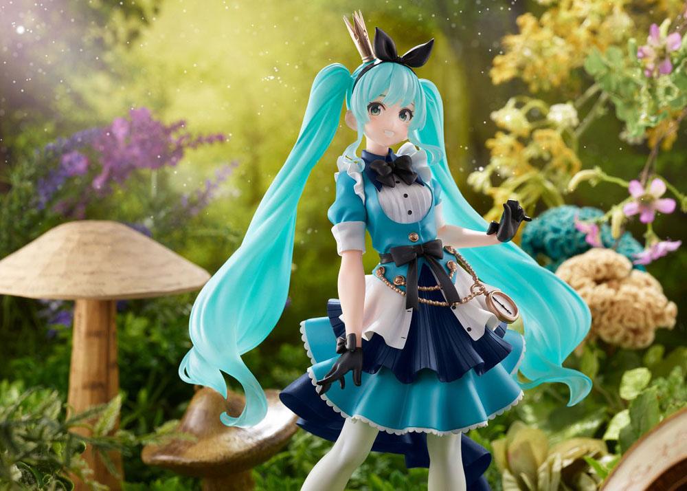 Miku ist im Wonderland Fieber und ab sofort lieferbar 💙✨
#mikuhatsune #animefiguren #animefigures #germangeekculture