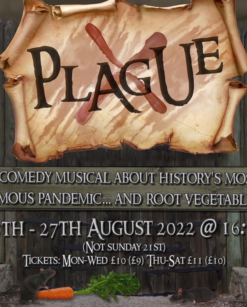 BethRowett's tweet photo. It’s Edinburgh day! One happy Beth. #EdFringe2022 #Plague #comedymusical 🥕🧡 https://t.co/HCrMdSvd9P