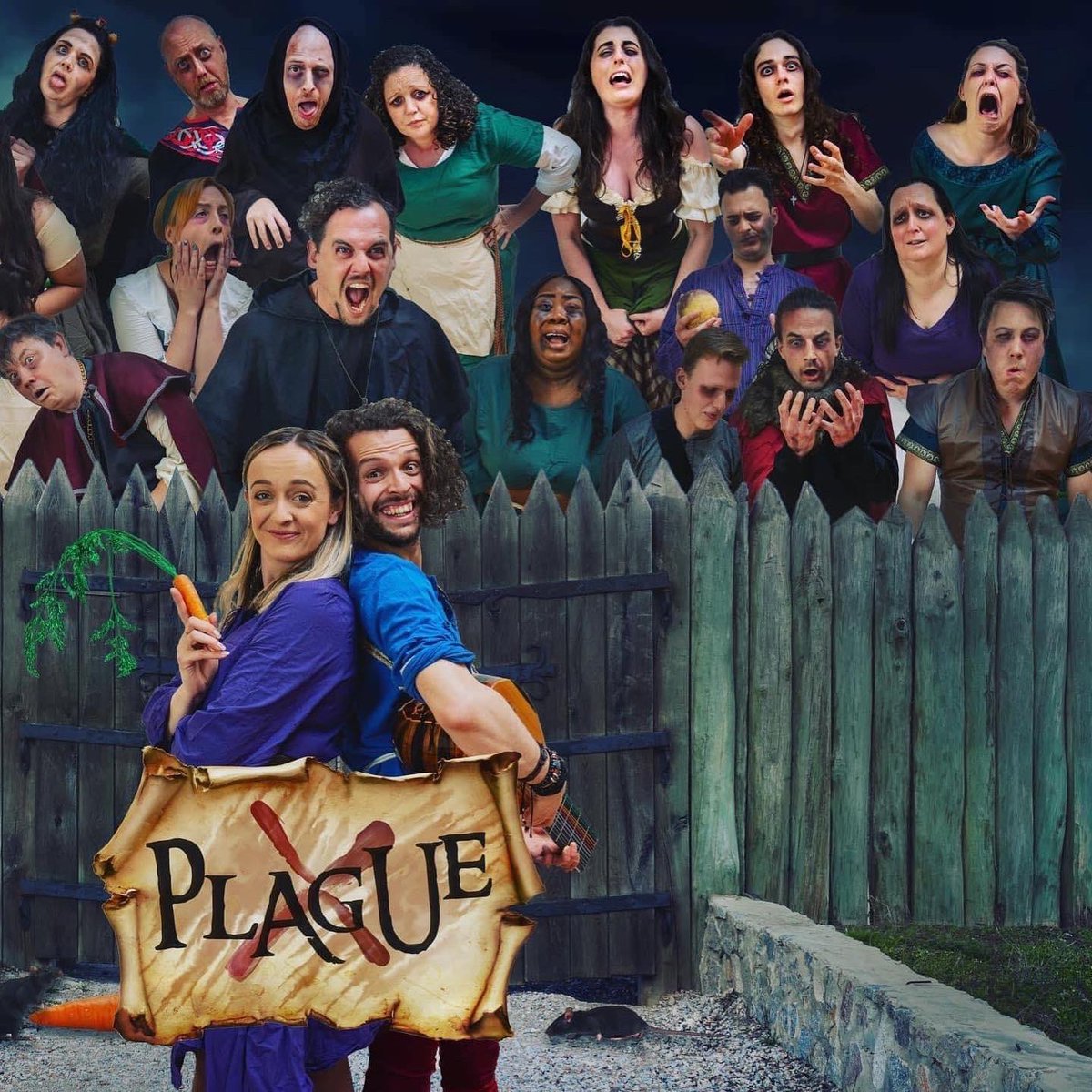 BethRowett's tweet photo. It’s Edinburgh day! One happy Beth. #EdFringe2022 #Plague #comedymusical 🥕🧡 https://t.co/HCrMdSvd9P