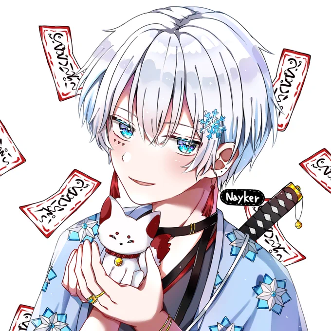 Naykerさんのオリキャラ描きました〜!頑張って考えたので&ください! 