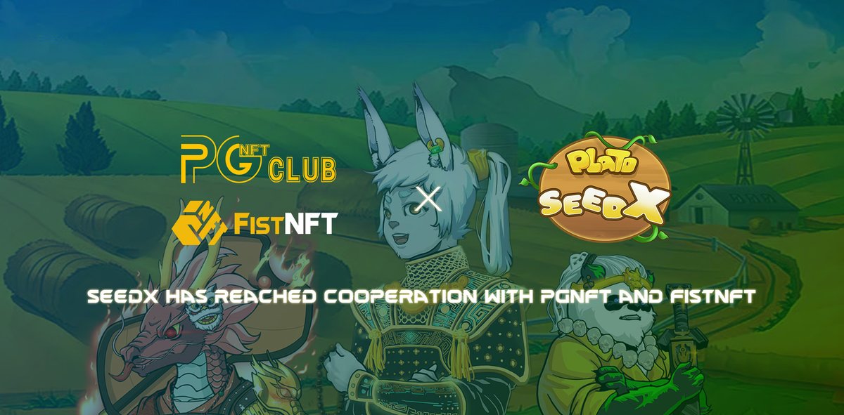 PGNFTCLUB's tweet photo. 📣As a close partner of @Fist__NFT, PGNFT CLUB has reached ecosystem cooperation with @PlatoSeedX 

💫PLATO SEEDX is the world's first WEB3 gamified task platform!

🚀We'll explore more possibilities in the #Metaverse and #NFT ecosystem fields! https://t.co/QqjicL35qn