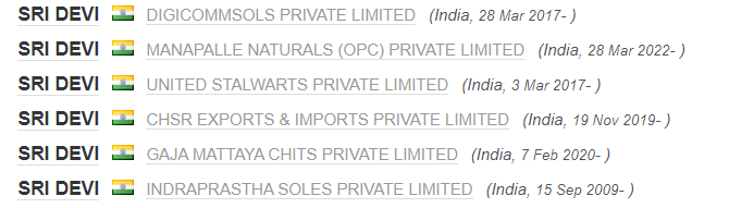 PikaDetects's tweet photo. If you really have GUTS Answer this Question about SRI DEVI 

counter my tweet 

Who started new company in 2022 ?? Sri Devi ???
#SriDevi https://t.co/xK9NiWpQVr