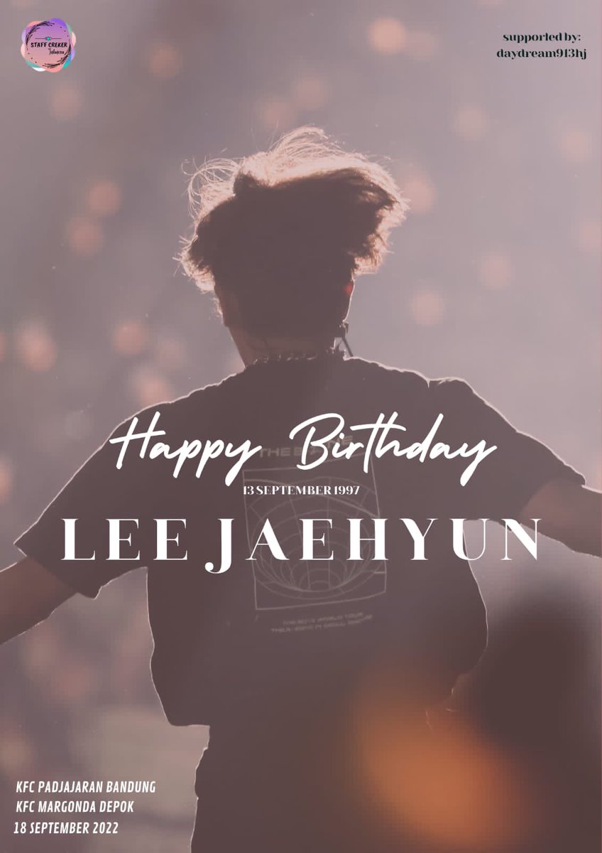Teaser Poster

Birthday Party Lee Jaehyun by <a href="/StaffCrekerINA/">Staff Creker Indonesia</a> 

  “BORN TO BE”  

Supported by @.daydream913hj

#THEBOYZ #HyunjaeJagonyaAyam #StaffCrekerINA
