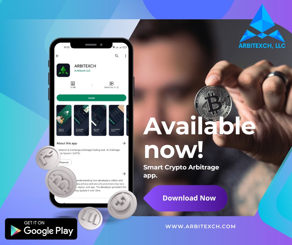 arbitexch's tweet photo. Trader Smarter Trade in Pool, by combining the decentralized computing power of our network, we are able to find the most profitable trades on different exchanges and execute them automatically for our Arbitexch pool Traders.

Apps Android Download :
https://t.co/H1Xr4gmU8a https://t.co/AtNt3tlvFn