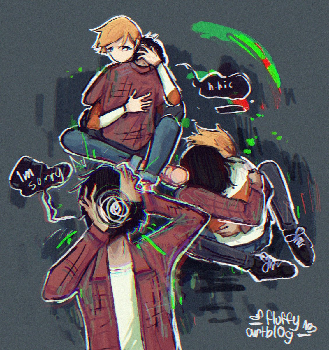 loopeyfluff's tweet photo. #sfpcomic #AllisonGreen #PatrickAndrews #StrongFemaleProtagonist
I headcanon that when Patrick’s powers become too much, he and Allison just hug until he cant hear anything else https://t.co/dwuAxkBjgp