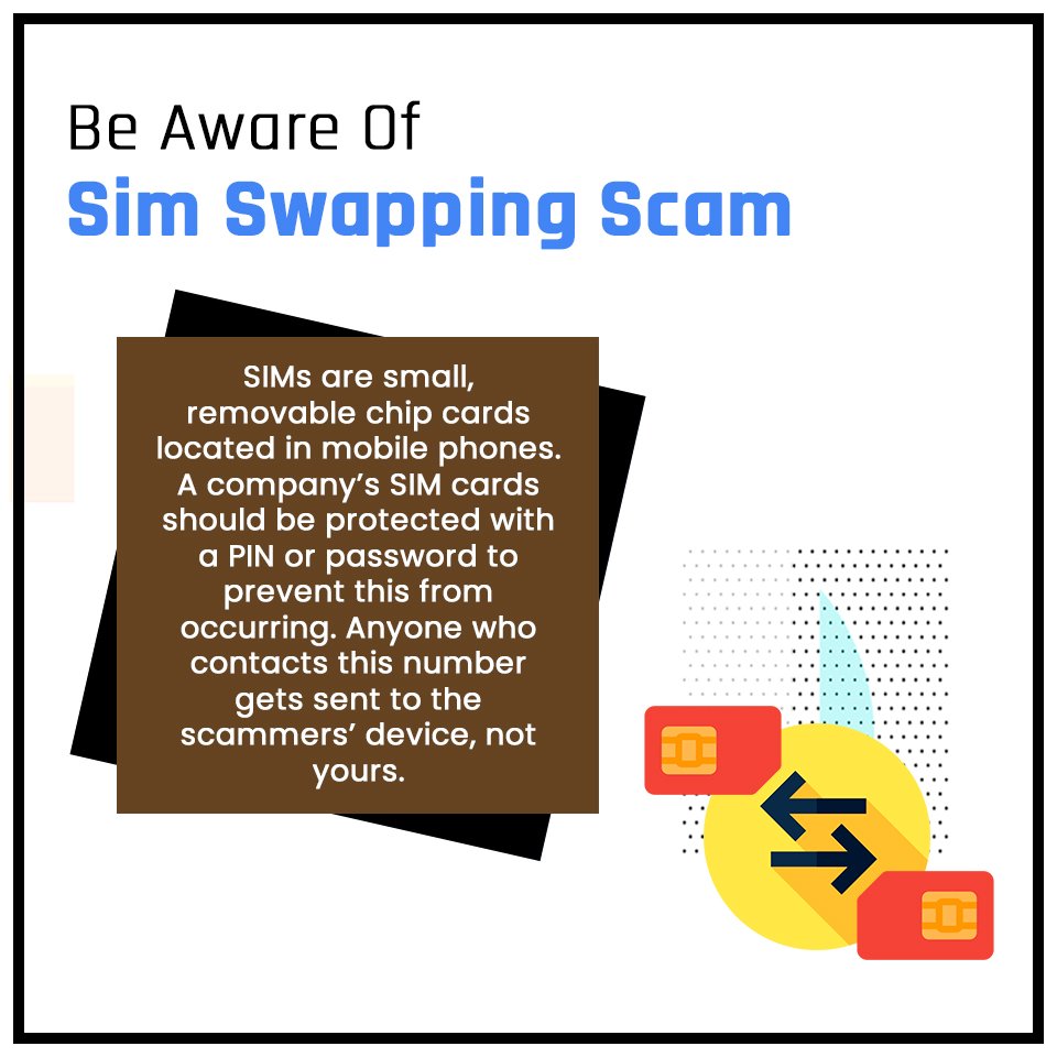 Watchdogrk's tweet photo. Beware of the Sim Swapping Scam!

#cyber #cybersecurity #cyberpunk #hacking #security #hacker #technology #cybercrime #tech #hackers #infosec #cyberattack #linux #ethicalhacking #hack #programming #malware #kalilinux #cybersecurityawareness https://t.co/P8TZxm4Ih6