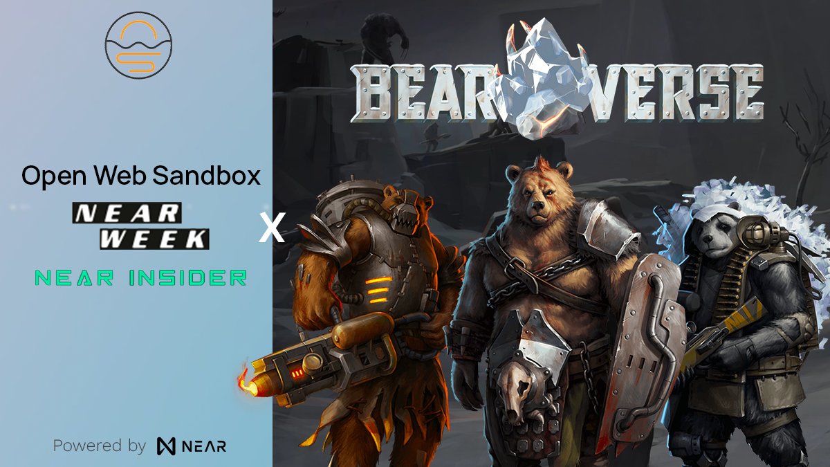openwebsandbox's tweet image. Win 10 WHITELIST spots and get ready for the BEARVERSE season🐻‍❄️

⚡️ Follow @BearverseGame @openwebsandbox @NEARWEEK @near_insider 
🐻 Join BEARVERSE Telegram bit.ly/3AcAL5N
💡 RT and LIKE this tweet
🌍 Tag 3 Friends 

🏆10 x WL ⏳10 DAYS 👾4WL = FREEMINT

Good luck🤞🏼