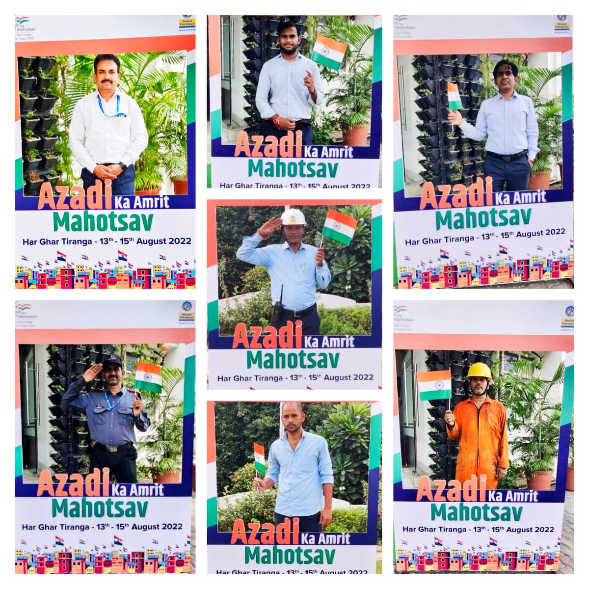 @Bharatgas_Loni (@bpclloni) on Twitter photo Loni LPG Territory is celebrating #AzadiKaAmritMahotsav with great enthusiasm and zeal. A selfie point has been set up at LPG Bottling Plant.
<a href="/BPCLimited/">Bharat Petroleum</a> <a href="/BPCLLPG/">Bharat Petroleum LPG</a> @singharunbpcl <a href="/kumarsantbpcl/">santosh kumar</a> <a href="/ashutoshbpcl/">Ashutosh BPCL</a> <a href="/BpclStateLPGUP/">Bharatgas State UP</a> <a href="/MonaSrivastava9/">Mona Srivastava</a> <a href="/PetroleumMin/">Ministry of Petroleum and Natural Gas #MoPNG</a> <a href="/nairran1/">RANJAN NAIR</a> Loni LPG Territory is celebrating #AzadiKaAmritMahotsav with great enthusiasm and zeal. A selfie point has been set up at LPG Bottling Plant.
<a href="/BPCLimited/">Bharat Petroleum</a> <a href="/BPCLLPG/">Bharat Petroleum LPG</a> @singharunbpcl <a href="/kumarsantbpcl/">santosh kumar</a> <a href="/ashutoshbpcl/">Ashutosh BPCL</a> <a href="/BpclStateLPGUP/">Bharatgas State UP</a> <a href="/MonaSrivastava9/">Mona Srivastava</a> <a href="/PetroleumMin/">Ministry of Petroleum and Natural Gas #MoPNG</a> <a href="/nairran1/">RANJAN NAIR</a>