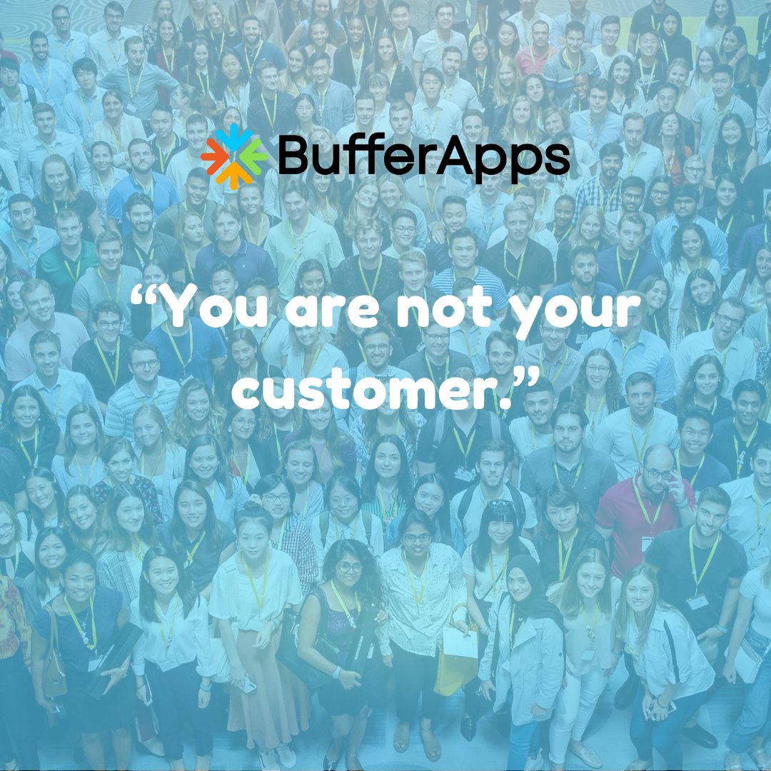 bufferapps's tweet photo. You are not your customers, never assume what will work and what won't ��� test and measure and decide based on results. ✅
👉 https://t.co/H2xBvWMGf5

#customers #test #betalist #bufferapps #betaproduct #Software https://t.co/Er3aEXPPLN