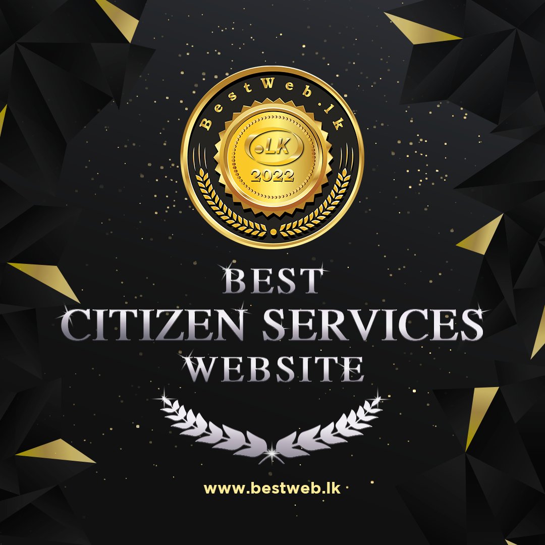 BestWebLK's tweet image. Best Citizen Services Website Winners of BestWeb.LK 2022

🔘 Gold Award - Not Awarded
🔘 Silver Award - cri.gov.lk
🔘 Bronze Award - Not Awarded
🔘 Merit Award - factcheck.lk

Congratulations🎉

#BestWebLK #BestWeb2022 #LKDomainRegistry #lka