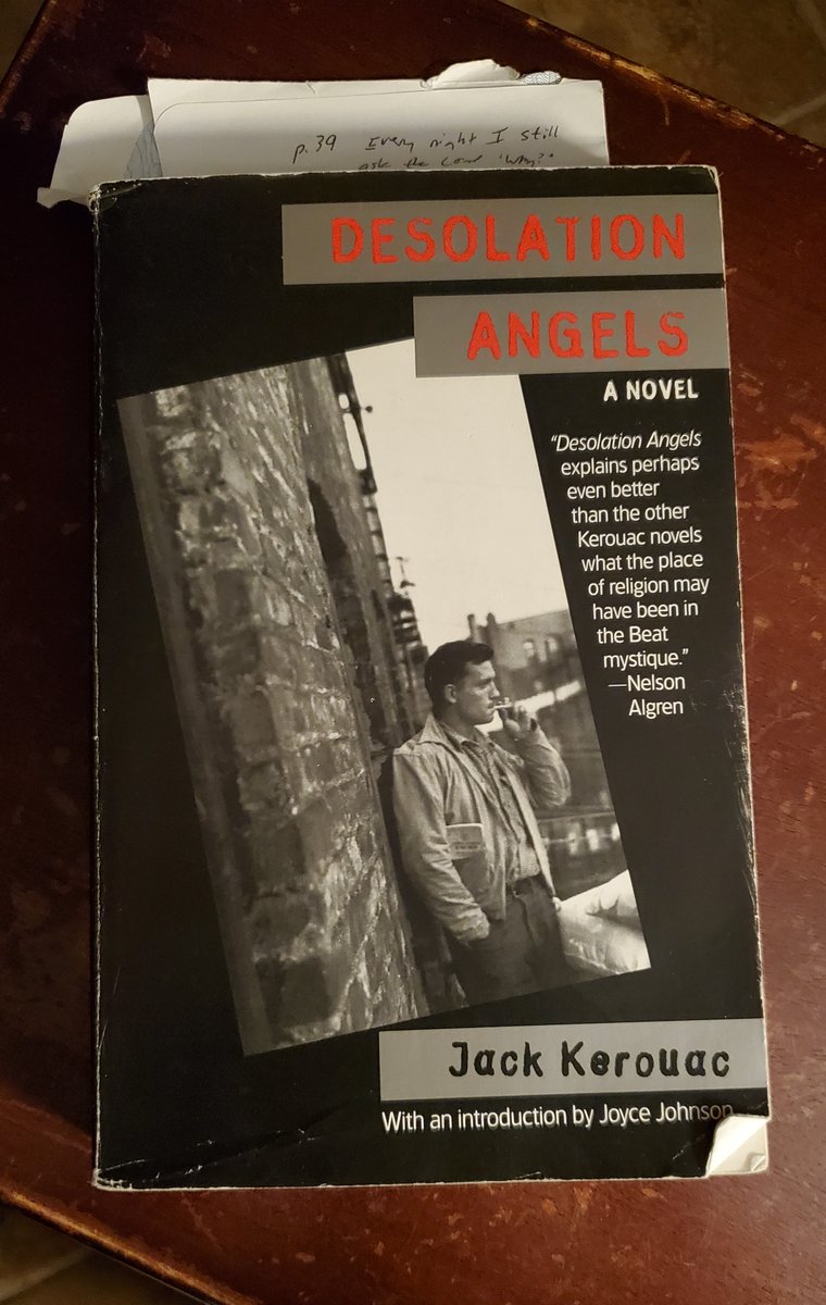FastHorseAtDusk's tweet photo. “Every night I ask the Lord, ‘Why?’ and haven’t heard a decent answer yet.”
#JackKerouac
#DesolationAngels https://t.co/OhjZ0YYlrd