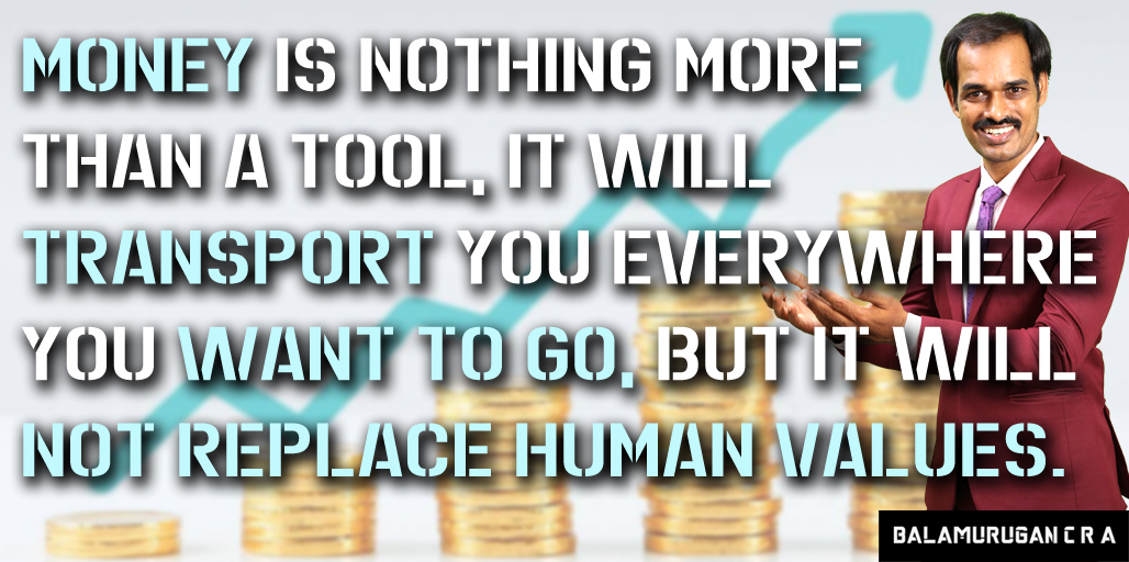 balamurugancra's tweet photo. Money is nothing more than a tool, it will transport you everywhere you want to go, but it will not replace human values.
Balamurugan C R A
Verified
#HighValueLifeStyle #HighValueHealth #HighValueRelationship #Balamurugancra #podcasts #p #socialmediamarketing #cra #startup #Bala https://t.co/r6MT6zrudx