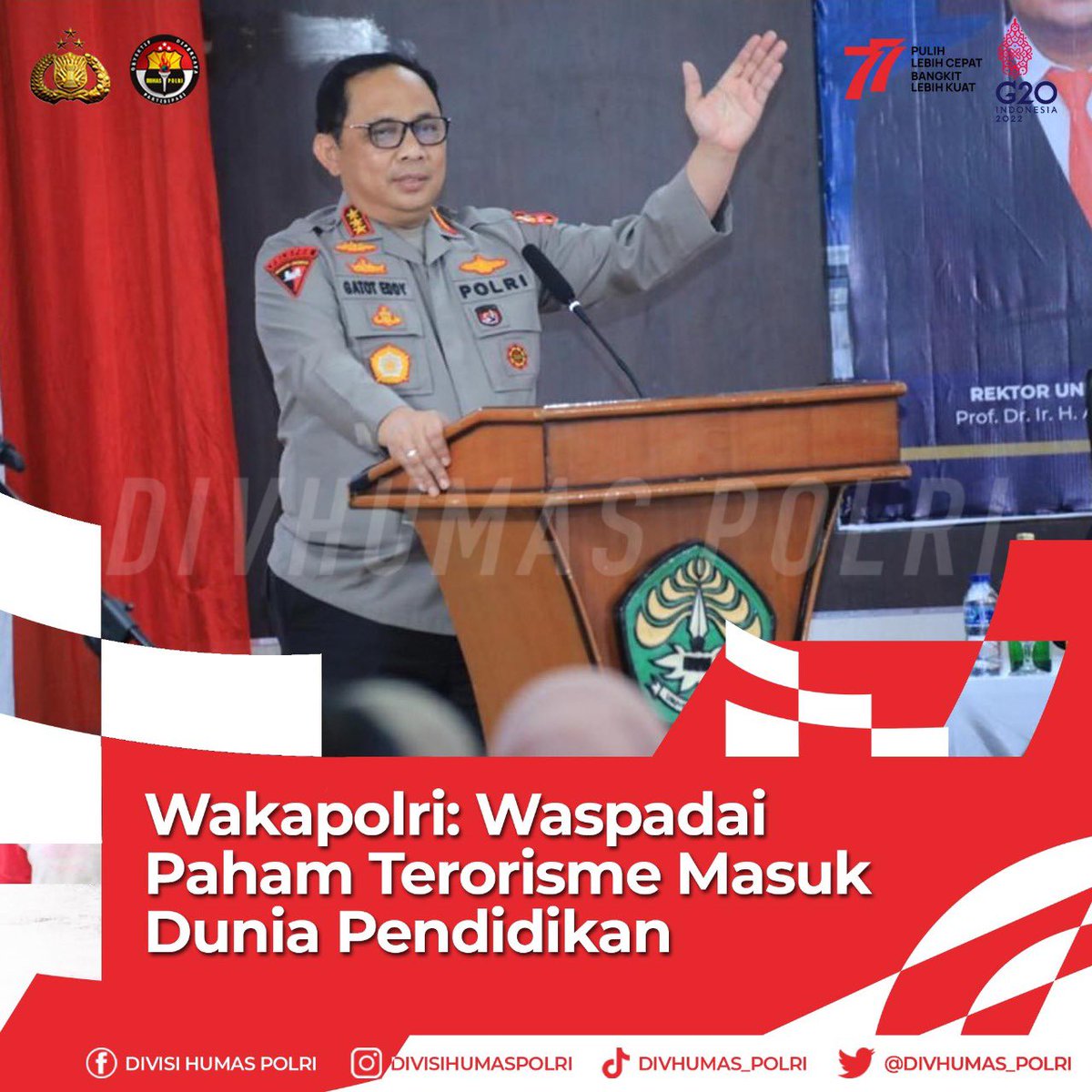Humas Polri tweet media
