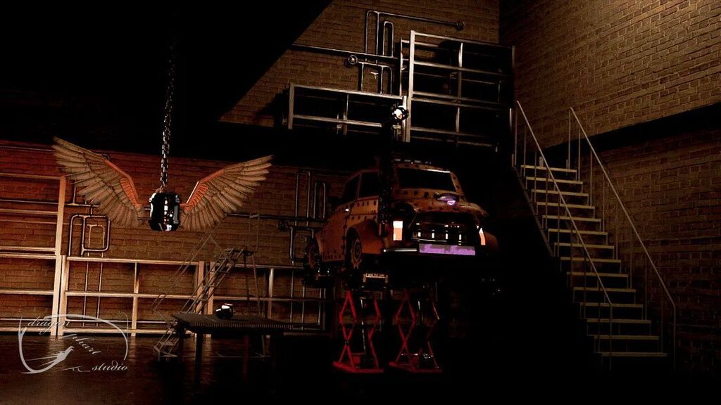 ryut's tweet photo. W.I.P.

Haven't posted anything for a while. 
Just have been busy learning Blender and Unreal Engine. 
Still work in progress, still tons to do. 

#blender3d #bkender #icarusinstitute #abarth595 #wings #wingedjetpack #garage #workshop #steampunk #steampu… https://t.co/SQh6tDxCgJ https://t.co/OMPSPpvnHO