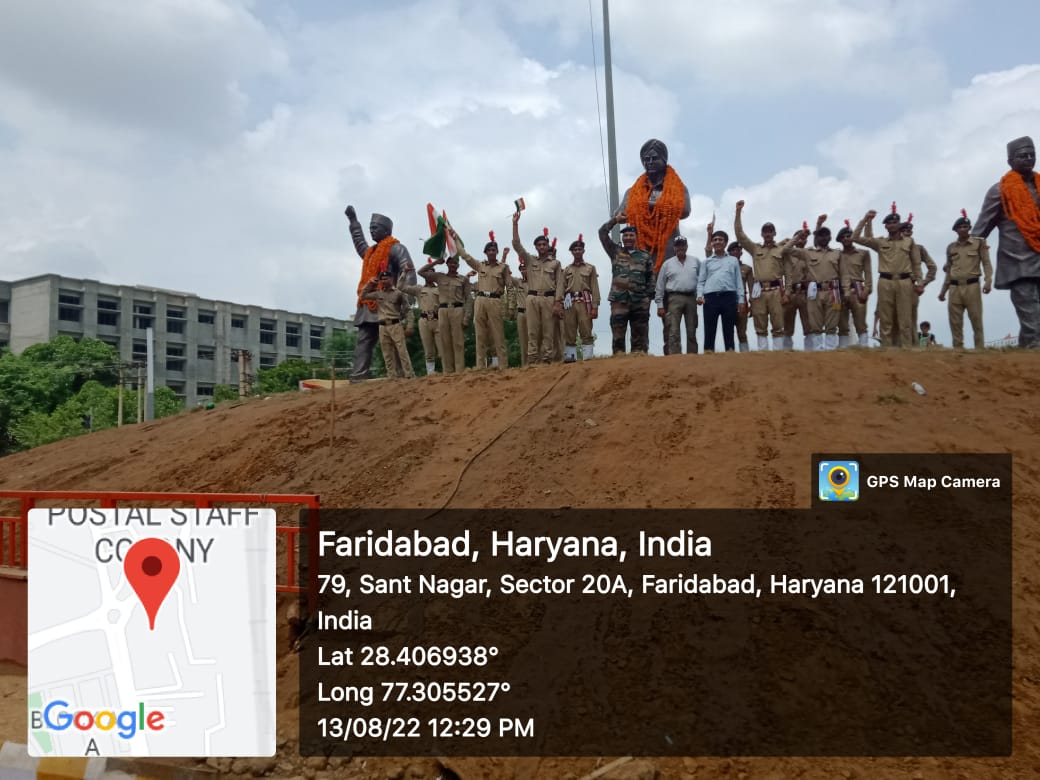 Smart City Faridabad (@smartcityfbd) on Twitter photo NCC group, Faridabad has conducted Flag March Today (13/08/2022 )
at SBS chowk, Faridabad. <a href="/MoHUA_India/">Ministry of Housing and Urban Affairs</a> <a href="/SmartCities_HUA/">Smart Cities Mission</a> NCC group, Faridabad has conducted Flag March Today (13/08/2022 )
at SBS chowk, Faridabad. <a href="/MoHUA_India/">Ministry of Housing and Urban Affairs</a> <a href="/SmartCities_HUA/">Smart Cities Mission</a>