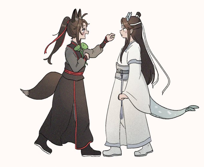 蓮の実/龍狐AU忘羨 