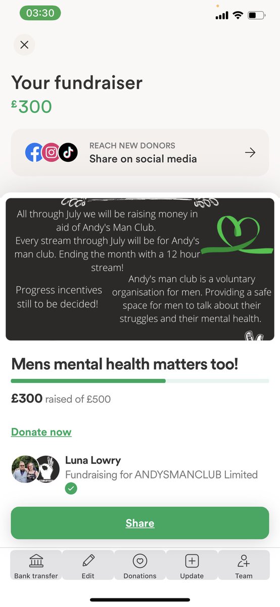 emobandito666's tweet photo. We did it! £300 raised for @andysmanclubuk Thank you so much to everyone who contributed! 
The link is still open if anyone wishes to contribute still ❤️
#mensmentalhealth #itsokaytotalk #andymanclub 
https://t.co/9lhqdjaLBI https://t.co/Epprg4YjRR