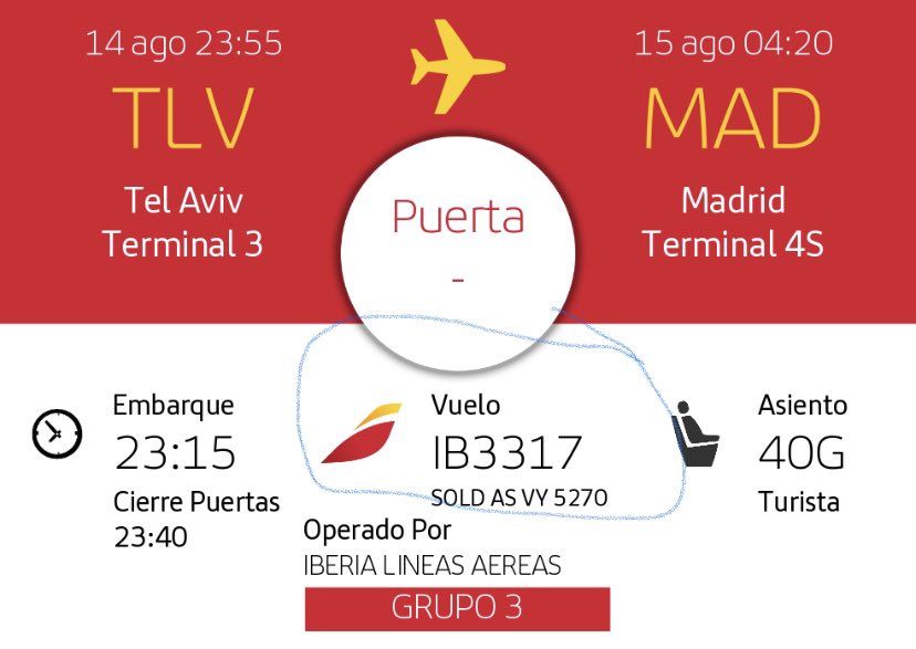 angcalvo's tweet photo. @Iberia mismo vuelo con dos horarios distintos. ¿Cuál cogemos? Hemos hablado con mil agentes de Iberia y Vueling y nadie nos soluciona nada. ES UNA VERGÜENZA https://t.co/KFDLKZaXxh