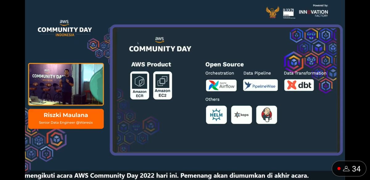 annorawr's tweet image. Last panelist dari Bapak Riszki Maulana seorang senior data engineer, ga kerasa udah kelar aja huhu @awsugjkt #AWSCommunityDay2022 #awsugid #awsugjkt