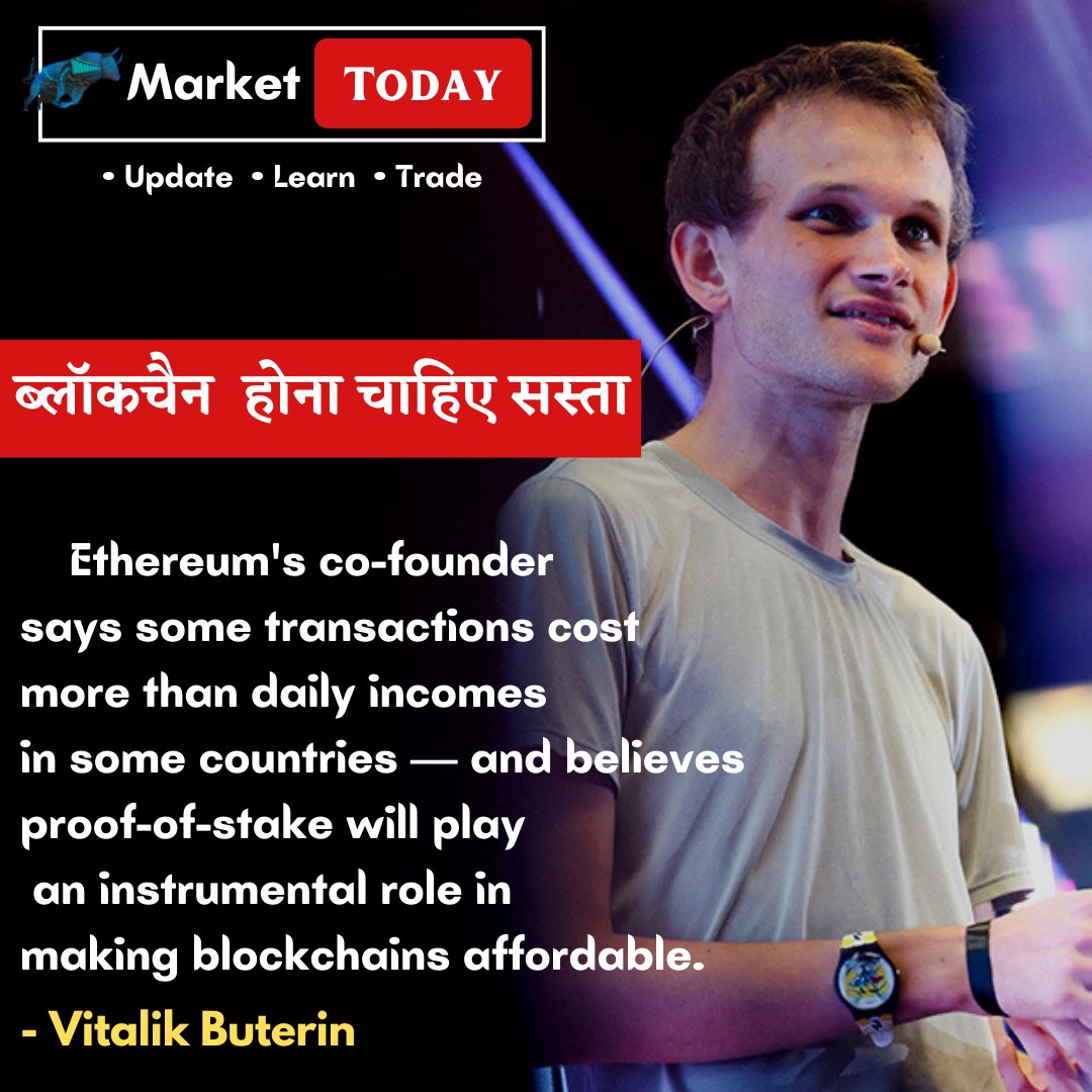 MarketTodays's tweet photo. @VitalikButerin Reveals Vision for Ethereum's Future — and Warns Blockchains Must Become Cheaper for Users
#cryptocurrency https://t.co/f1xu1Ae8CD