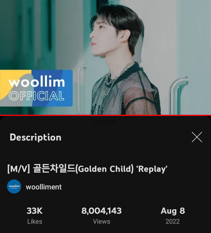GNCD_YouTube's tweet photo. 'REPLAY' MV has now surpassed 8M views on woolliment channel! 🎉🎉🎉

▶️ https://t.co/1vCDnjmxME

#GoldenChild #골든차일드 https://t.co/3LUHbS3K6L