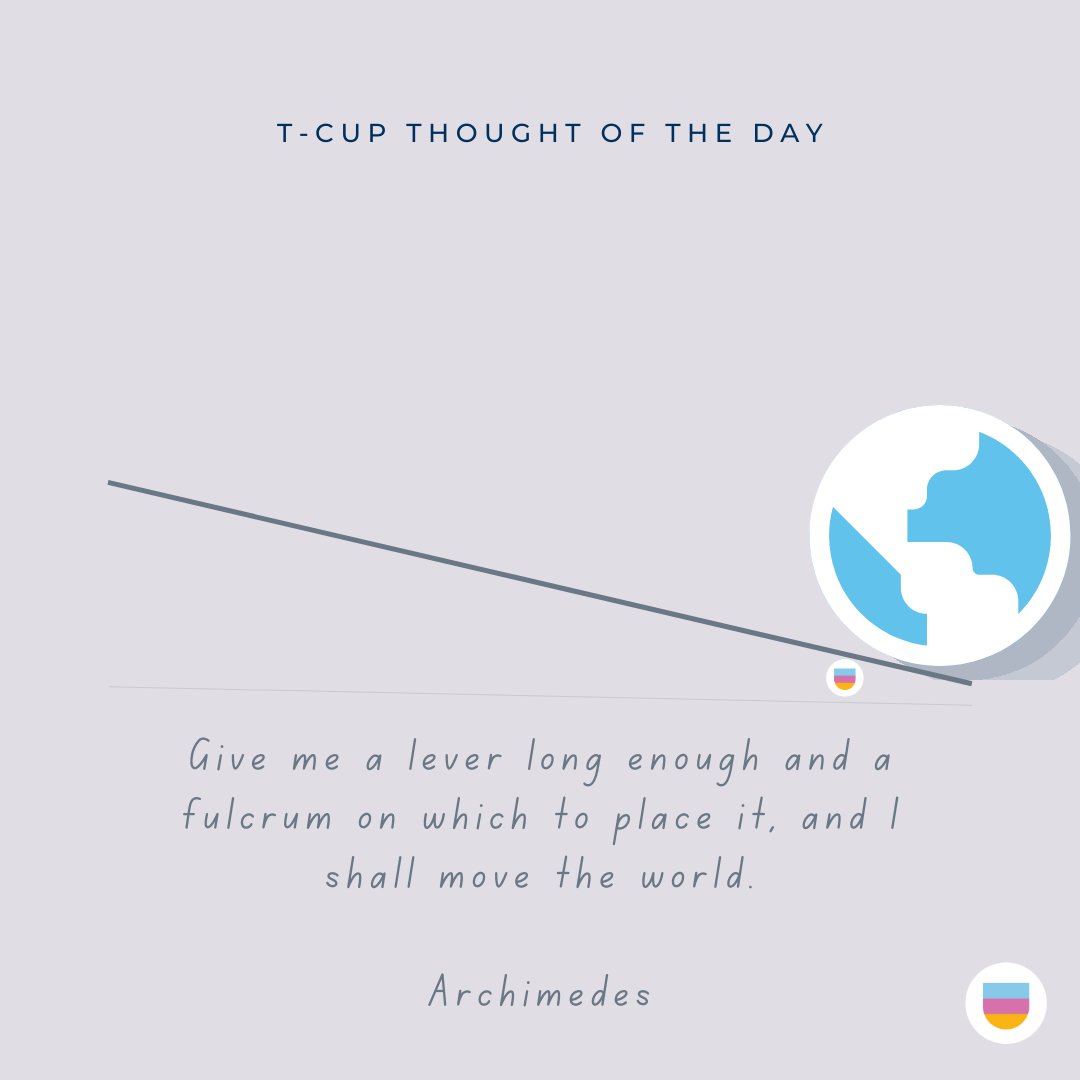 T-Cup Thought of the day... 

Leverage your wellbeing with guided reflection, insight and action.

#reflect #wellbeing #wellbeingatwork  #wellbeingleverage #thrive #selfhelp #quote