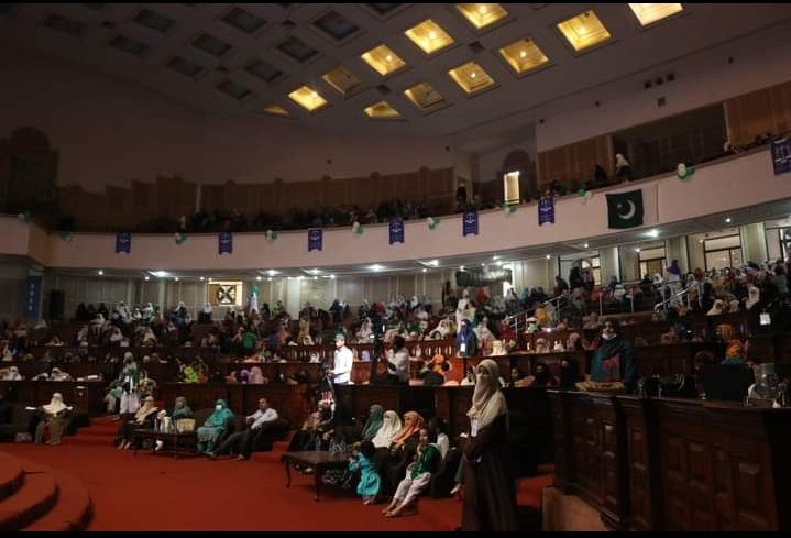 jiwlhr11's tweet photo. Massive Female Youth of Lahore joined us at "Azadi Festival" under the motto of
"یہ وطن ہمارا ہے"🇵🇰
#MeraWatan
#YouthFestival
#AzadiMubarak
#PakistanZindabad
#AzadiFestival_JIYouth_Lhr https://t.co/xH2cH0B138