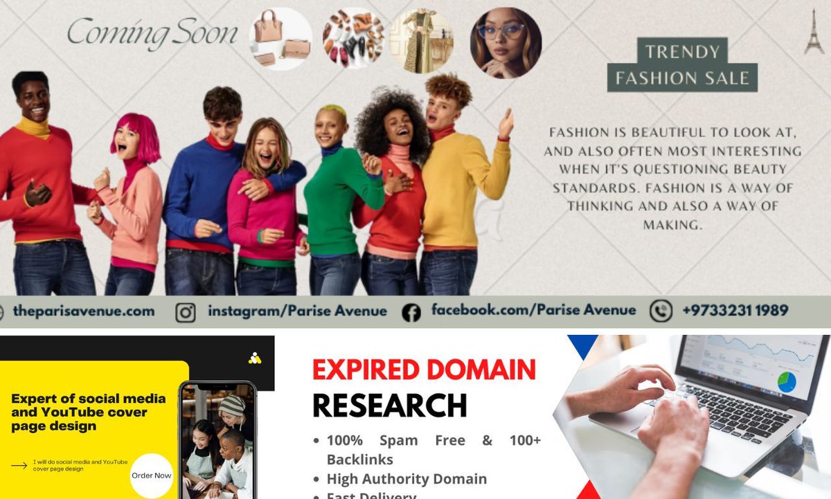 𝗔𝗿𝗲 𝘆𝗼𝘂 𝗮 𝘀𝗼𝗰𝗶𝗮𝗹 𝗺𝗲𝗱𝗶𝗮 𝗺𝗮𝗿𝗸𝗲𝘁𝗲𝗿 𝘄𝗵𝗼 𝘄𝗮𝗻𝘁𝘀 𝘁𝗼 𝗽𝗿𝗼𝗺𝗼𝘁𝗲 𝘆𝗼𝘂𝗿 𝗯𝘂𝘀𝗶𝗻𝗲𝘀𝘀? If you want just message me.
fiverr.com/share/dR0ND3
#socialmediamarket #socialmediaproduction #socialmediamarketing101 #socialmedialove #socialmediapromotio