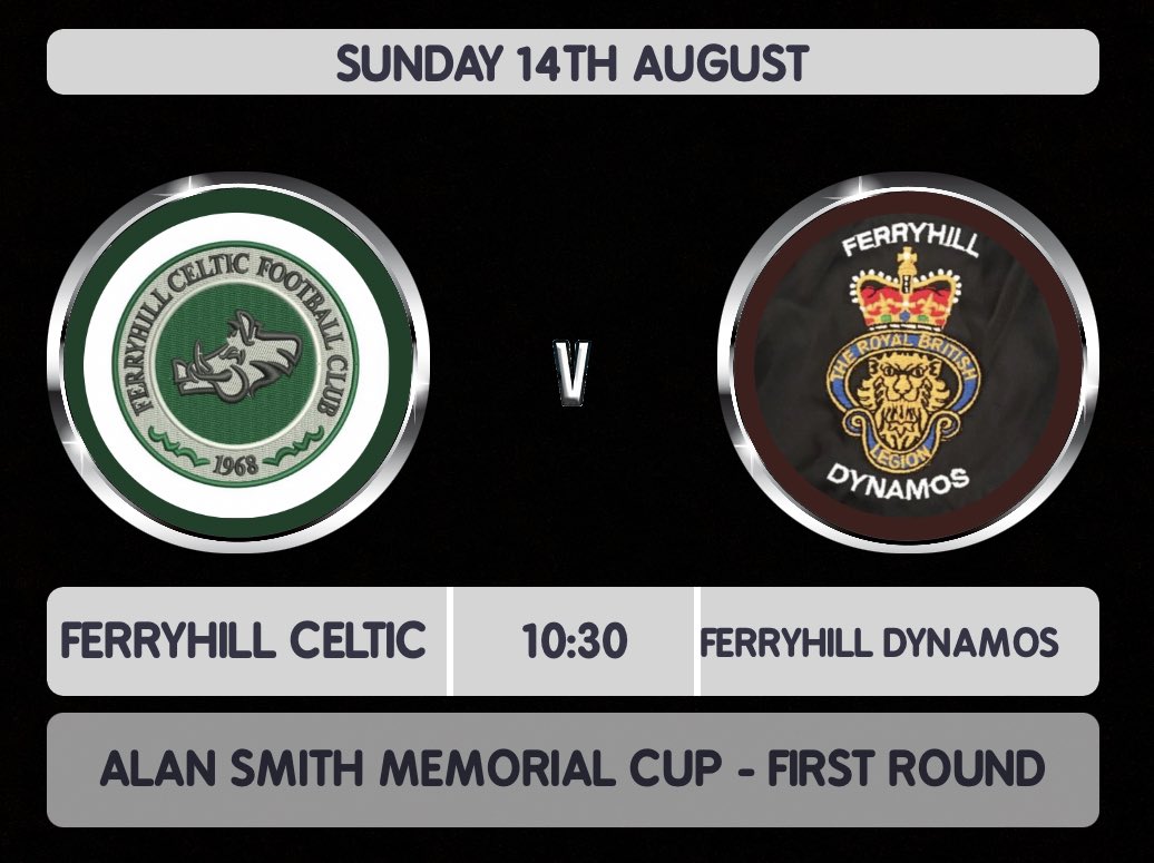 First game of the new season starts with a derby!! <a href="/FerryhillCeltic/">Ferryhill Celtic FC</a> away!

#UTBB 🔵