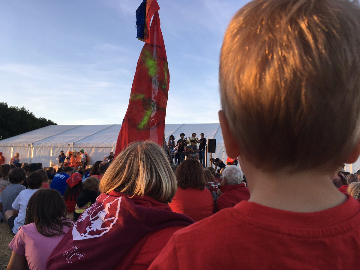 My children are singing “Come to the circle” and we are imagining that we are back in village 15 (Scotland/Wales and Southampton) with all our new friends. Thanks <a href="/CGCamp2022/">Common Ground</a> for a wonderful time. <a href="/woodcraftfolk/">Woodcraft Folk 🌍</a> @IFMSEI