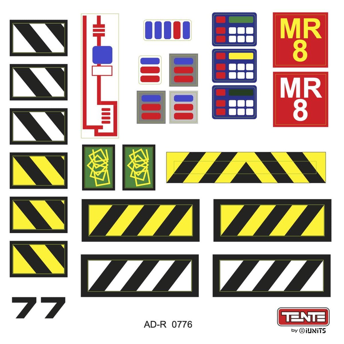 iunitscreations's tweet photo. Seguimos cerrando diseños de la reedición de los adhesivos, en este caso es un grupo de adhesivos inconfundibles, ¿recordáis el modelo al que pertenecen? #roblocks #tentebyiunits #vuelvetente #fyp #brixx https://t.co/mOC2177YVo
