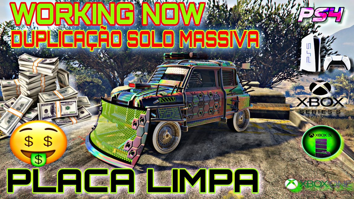 💥💥SOLO CAR DUPLICATION WORKING NOW 💥💥
youtu.be/aB-fPtIvHVs
✅subscrive YouTube channel
✅ follow retweet and comment
✅less the ❤️