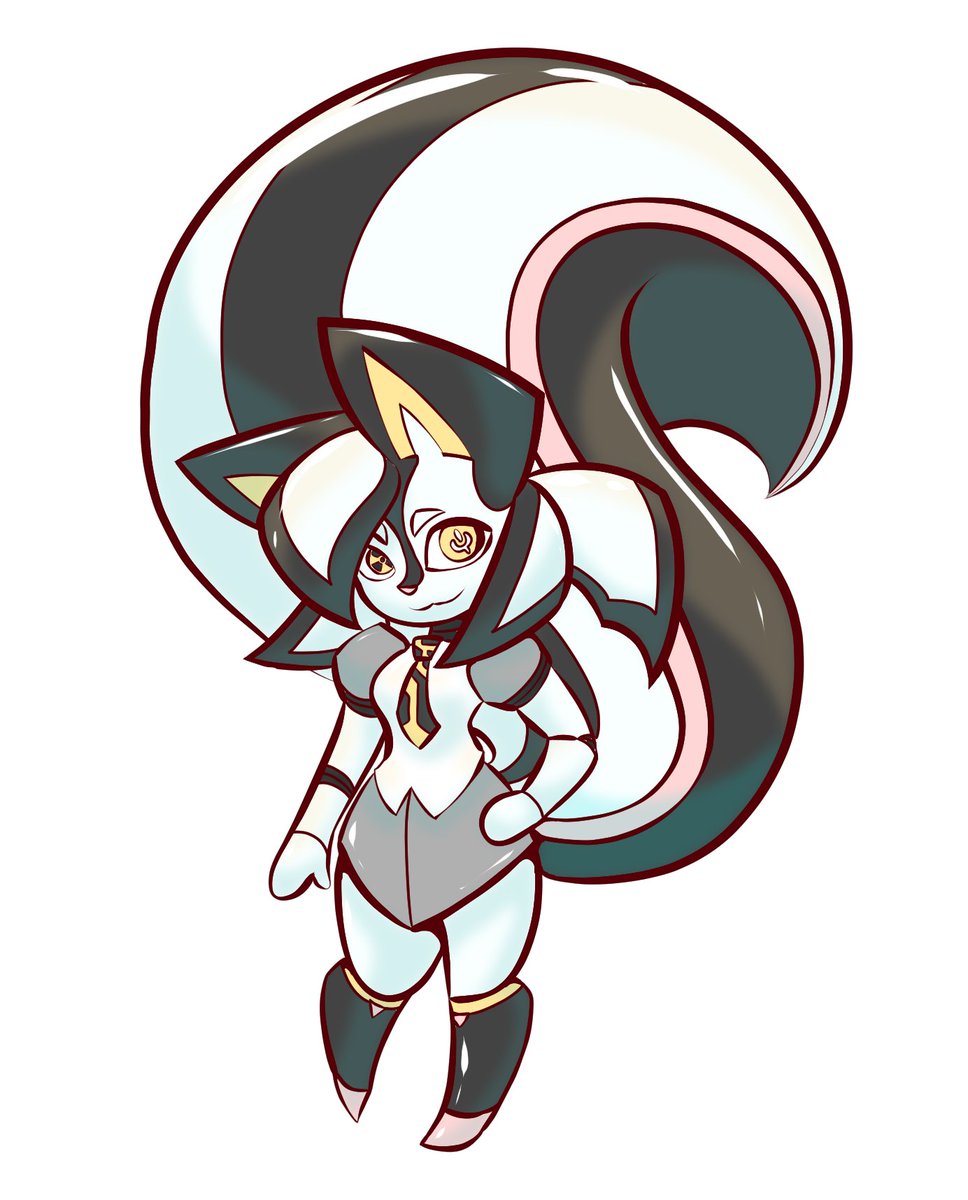 TheCyberSkunk's tweet photo. Gonna Dump some OCs, Art and more! Get ready!
Character #1: Nota The Cyber Skunk
My Main Mascot and soon to be debuting Model in VRChat and streaming! a kind and a bit smug digital / Robot assistant here to aid you in anything you need~
#CyberSkunkArt #Skunk #Robotbutt https://t.co/TY5gLZE29d