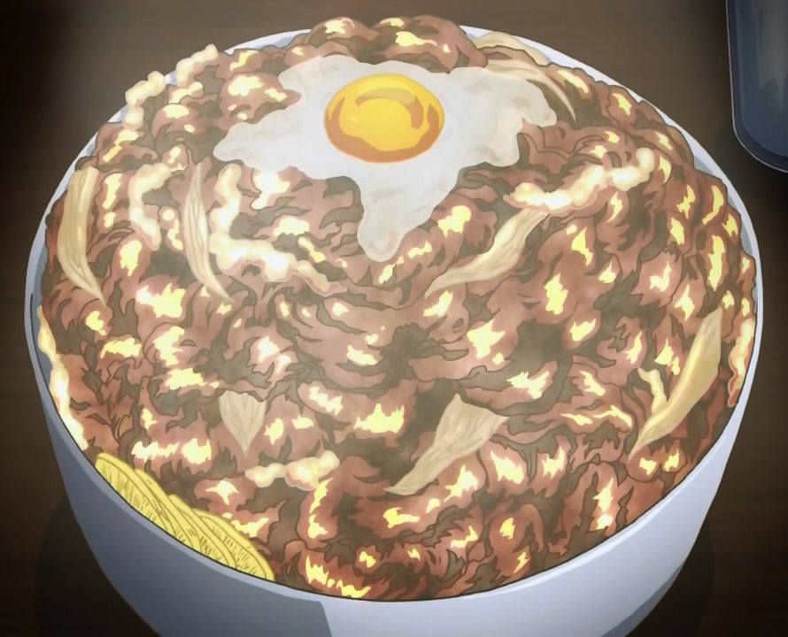 AllThatJazzS's tweet photo. When the expectation matches reality. #Persona4 #MegaBeefBowl #VideoGameRecipes https://t.co/Tg6wPTRu8y
