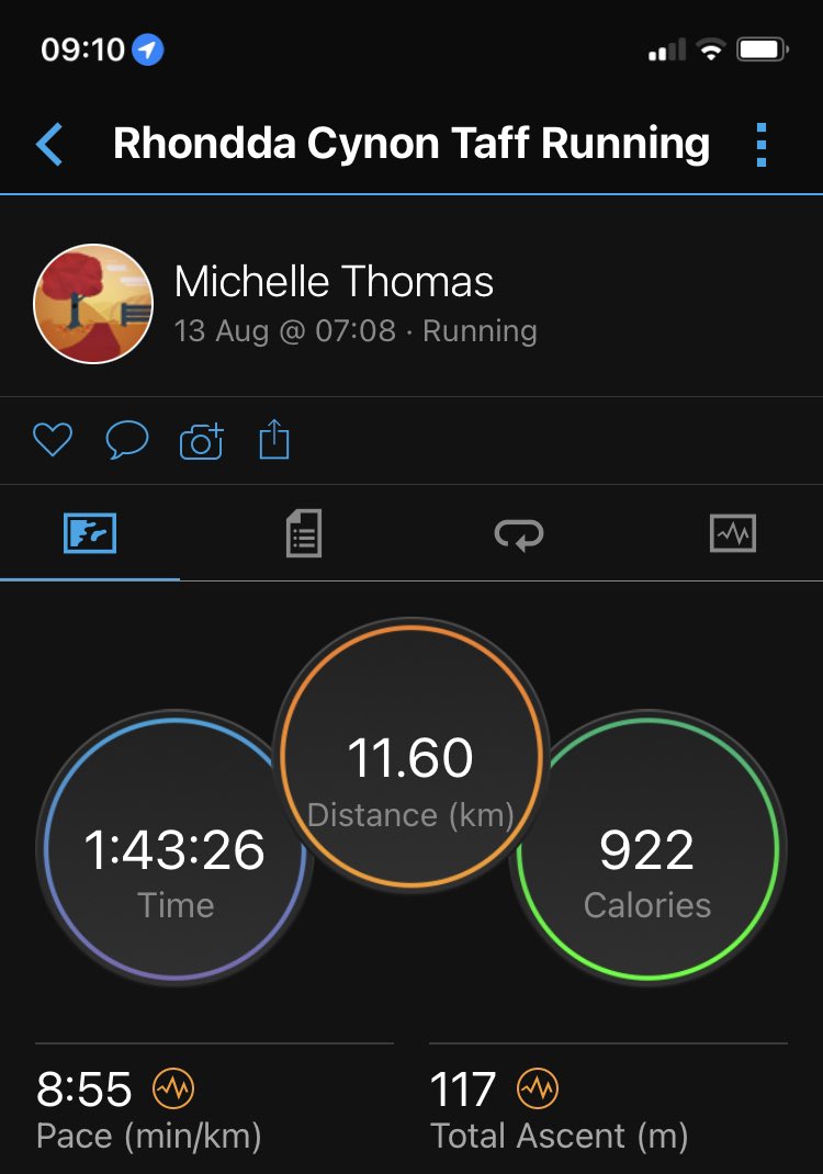 Michellet15's tweet photo. #NursesActive #uswcsactive morning plod. Very hot and slow but got the distance. Sticking to the plan week5✔️ https://t.co/zJ2M1kB6lH
