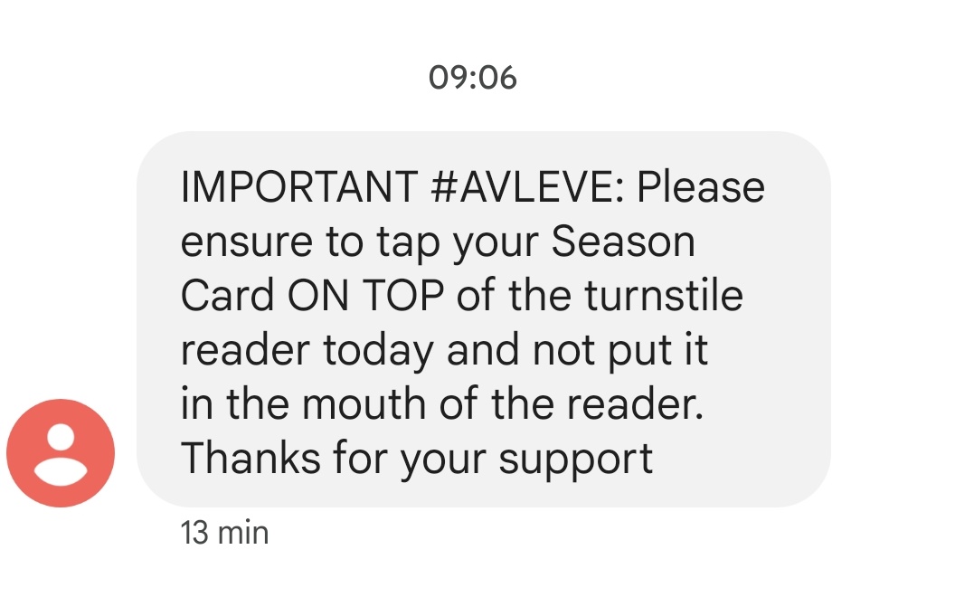 ModMo71's tweet image. Get there early folks. It&apos;ll be chaotic #AVFC