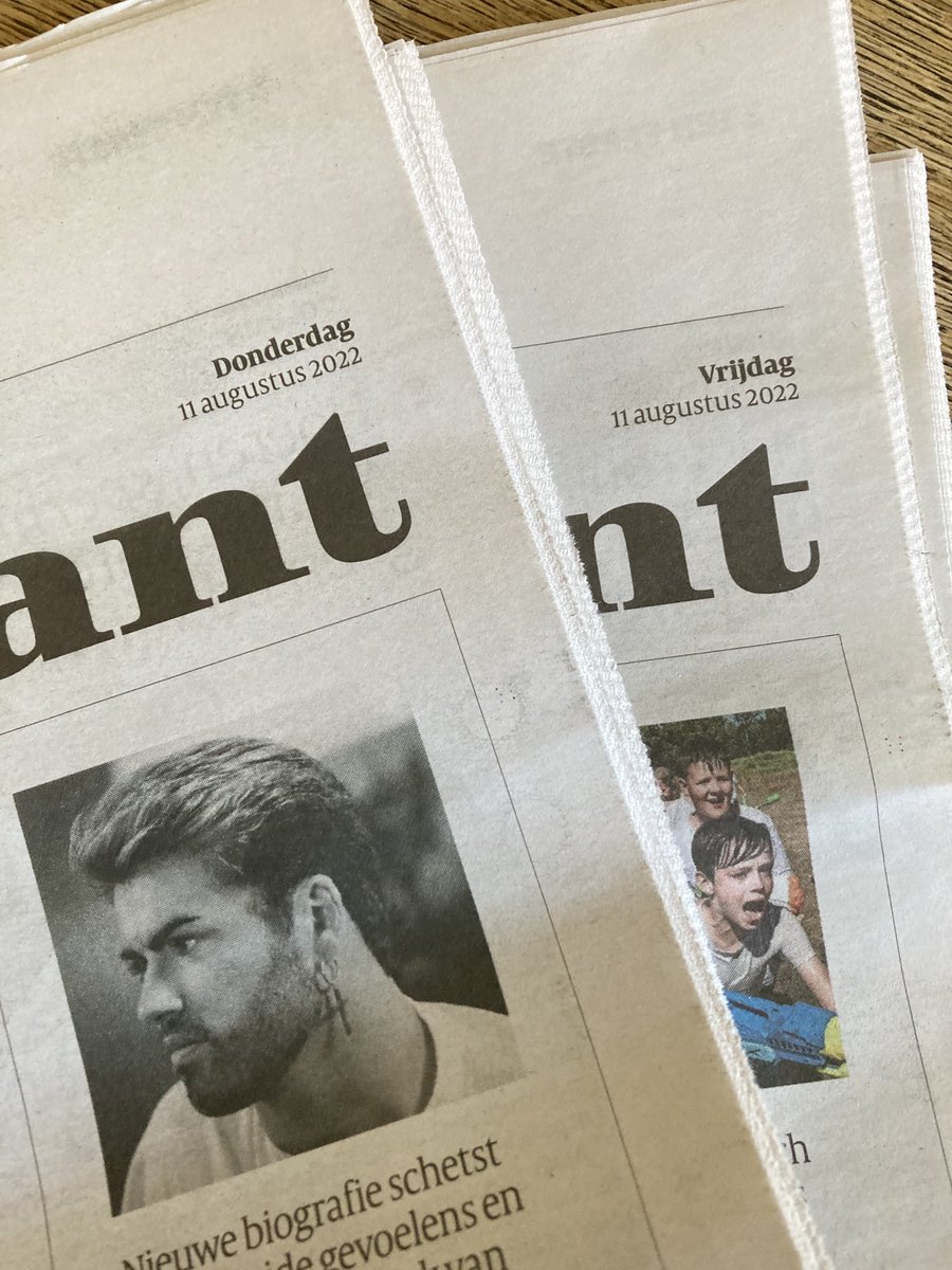 Twee dagen jarig dit jaar, dankzij de ⁦<a href="/volkskrant/">de Volkskrant</a>⁩ 🥳🥳🎉🎉🎂🎂🎈🎈🎁🎁