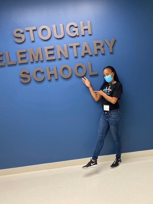 HuntYakeisha's tweet photo. Once upon a time outside. Riding the magic school bus for the first time to the Stough Elementary School. The day @ParticipateLrng they got the lunch menu ✅😋
I am excited, nervous and anxious about this next chapter. 
 @PLOrientation2022 #UnitingOurWorld
#AmbassadorTeacher https://t.co/NtVDNMbt3l