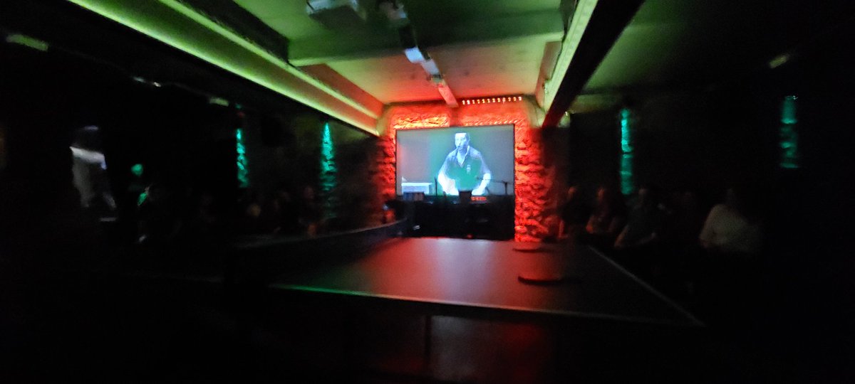 NCCbyKimberley's tweet photo. Show 23 #RayBadran's #KingOfTheTable. A veritable orgy of comedians doing next to no comedy 😅. Loved it so much. So chaotic. So silly. #NooneKnewTheRules #MarkLovesRulesAsMuchAsHeLovesNotUsingTheMicrophone https://t.co/lcSgDSBJsn
