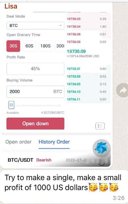 Leo18229255's tweet photo. Investment Information: Bitcoin Short Second Contract 60S
Estimated return: 50%
Transaction time: 1 minute
Trading Hours: Please start trading immediately https://t.co/ofdj2CzVBu