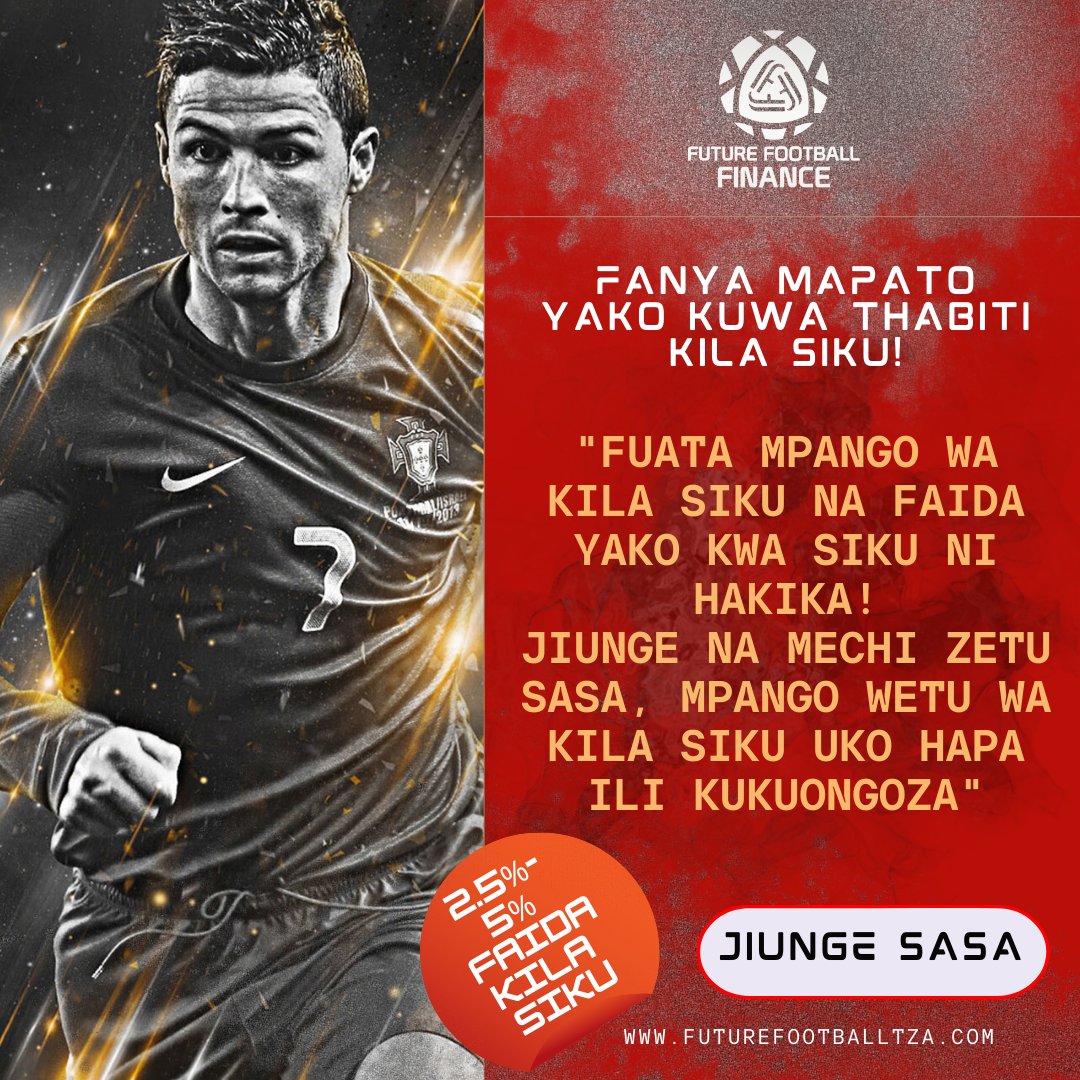 ffftza's tweet photo. Fanya mapato yako kuwa thabiti kila siku!

Fuata mpango wa kila siku na faida yako kwa siku ni hakika!
Jiunge na mechi zetu sasa, mpango wetu wa kila siku uko hapa ili kukuongoza.

Jiunge sasa :
https://t.co/UQeyqjBJvJ

#fff #ffftza #futurefootball https://t.co/Pj2TLOrcuE